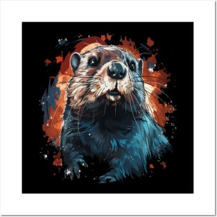 Patriotic Beaver Posters and Art